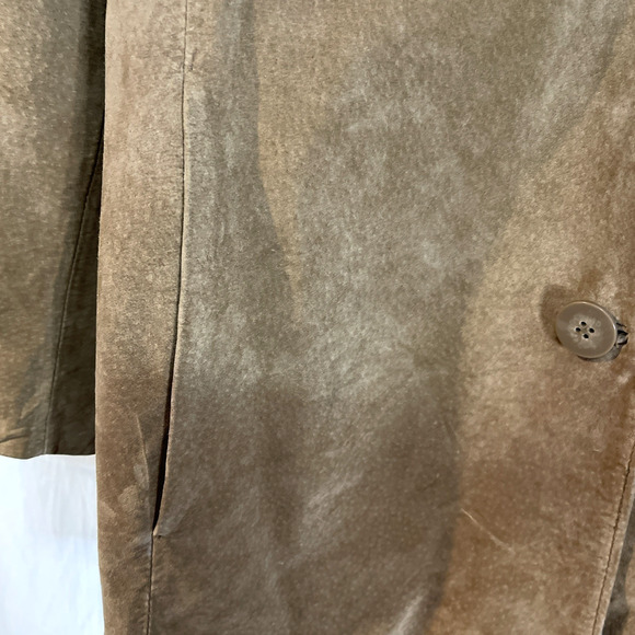 VTG BERNARDO Suede Leather Blazer Jacket Women’s Size M Hippie Boho Western 90s - Picture 5 of 14